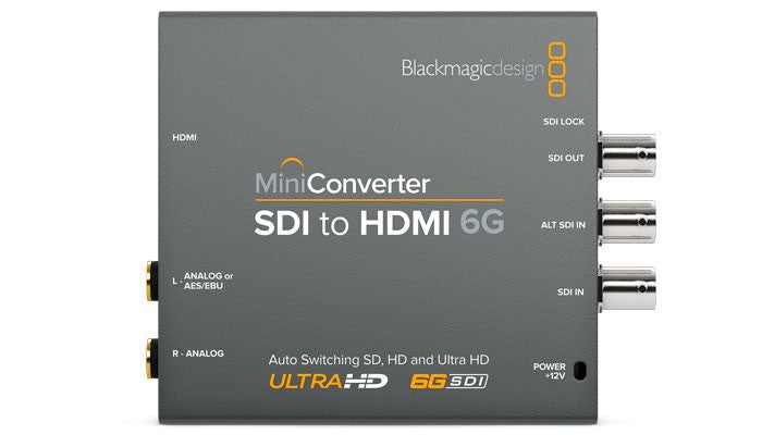 Blackmagic Mini Converter - SDI to HDMI 6G Hero